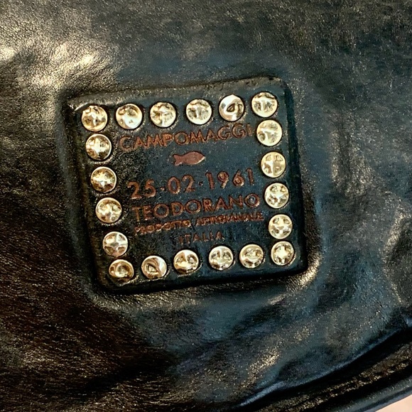 Campomaggi Belt bag “Mamorè” BLACK Leather- READ DESCRIPTION MISSING STRAP - Picture 4 of 11